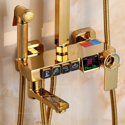 Sdsn Thermostatic Digital Bathroom Shower System Inch Rainfall