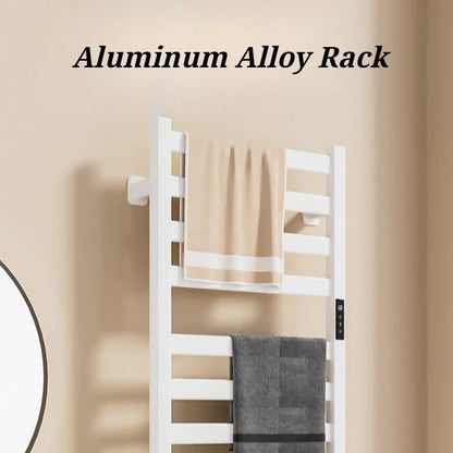 Bathroom Electric Towel Rack Aluminum Waterproof Touch Screen
