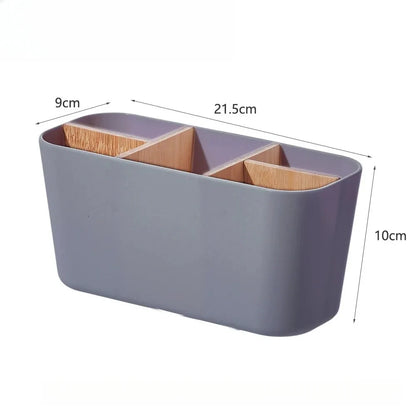 Toothbrush Holders Bathrooms Bamboo Tooth Brush Holder Slots