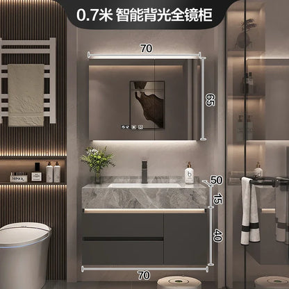 Paper Drawers Bathroom Cabinet Organizer Storage Mirror Toilet