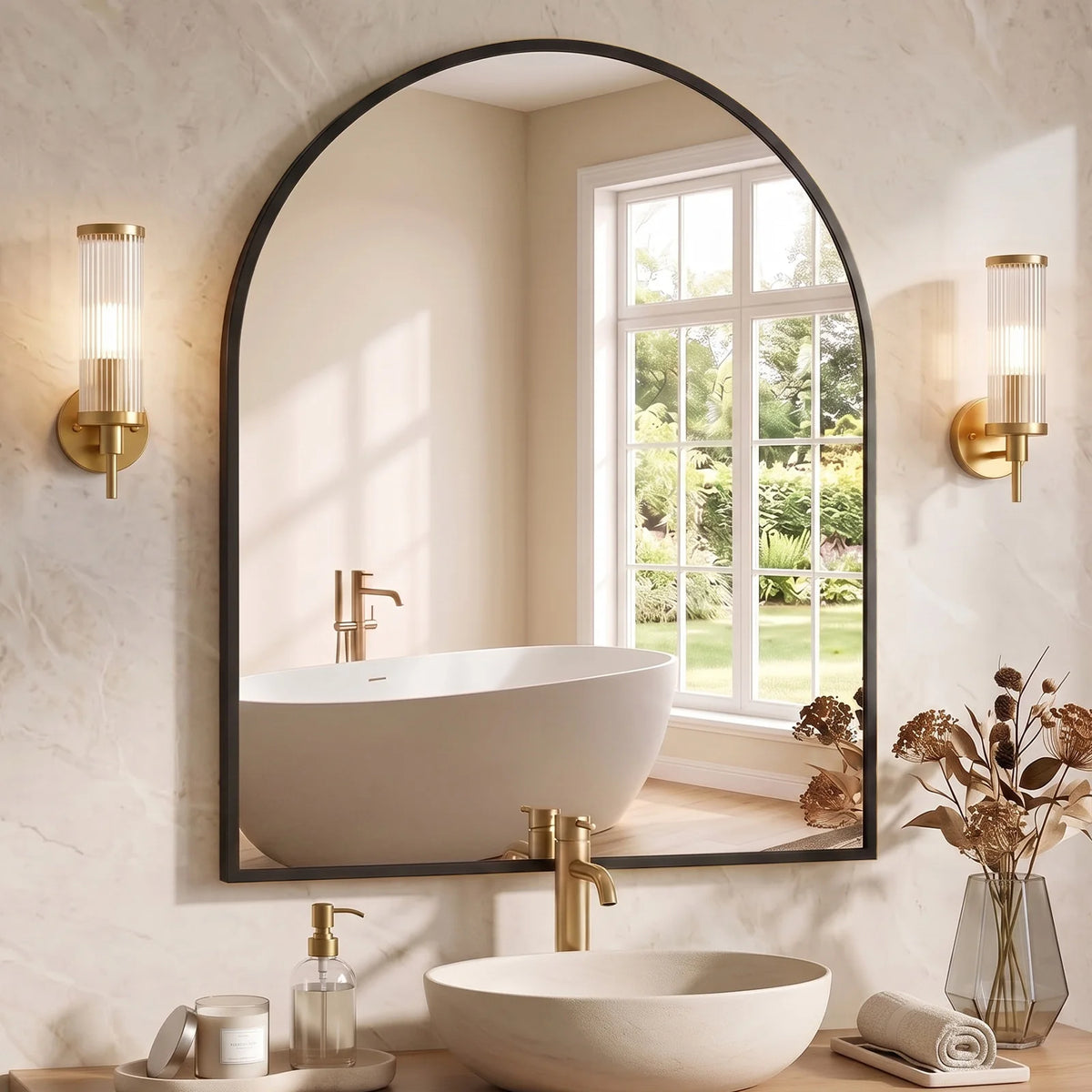 Mcq Arched Bathroom Mirror Or Over Sink Wall