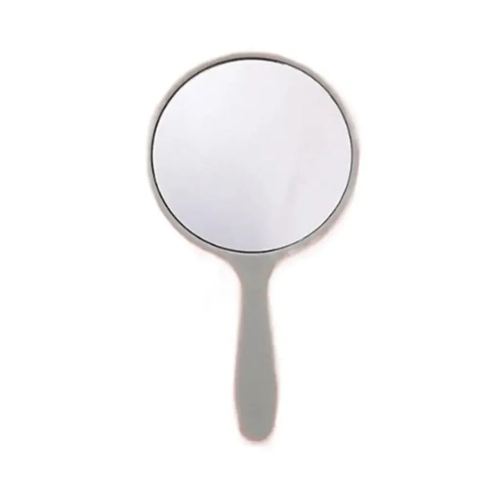 1pc Makeup Mirror Durable Handle Handheld Mirror Anti-Fall