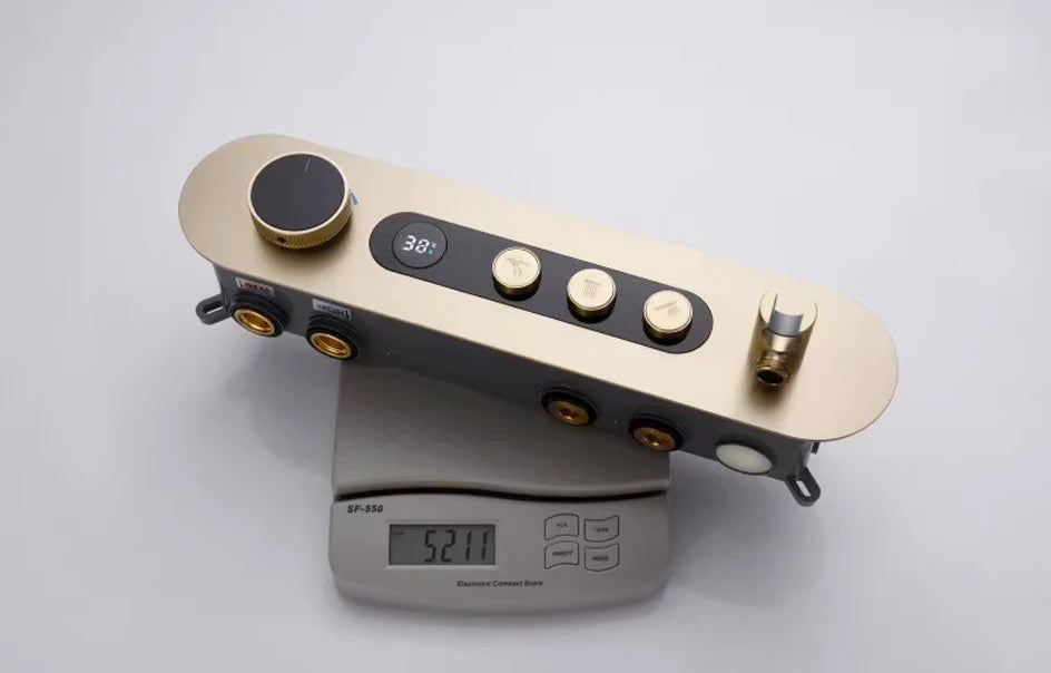 Vgx Concealed Thermostatic Shower System Temperature Digital