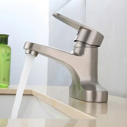 Washbasin Sink Faucet Deck Mounted 304 Stainless Steel