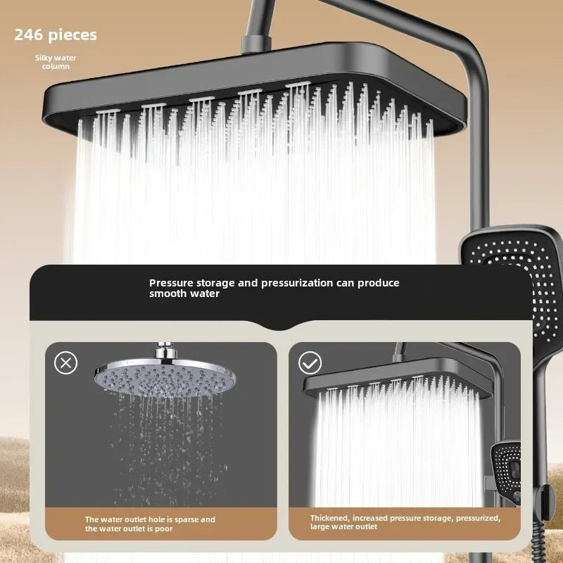 Large Showerhead Pressurized Showerhead Top Spray Pressurized