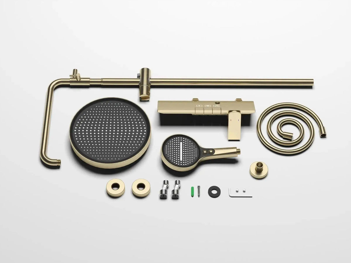 Rose Gold Bathroom Shower Cold Mixer Bath Shower