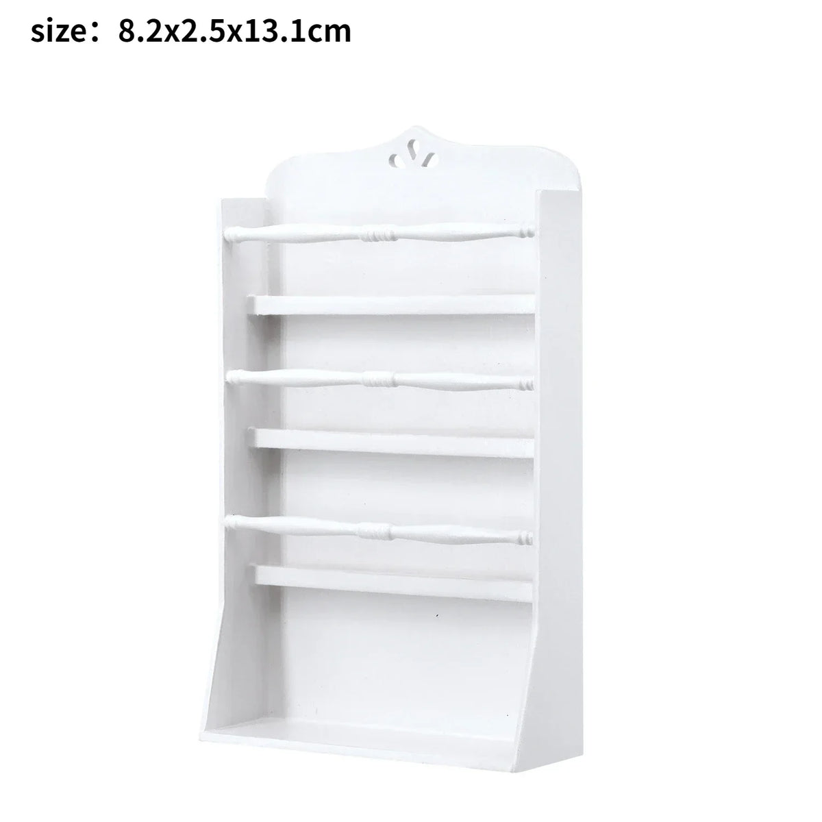 1/6 Scale Dollhouse Miniature Furniture Wooden Shelf Cabinet