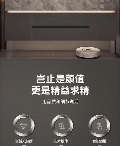 Paper Drawers Bathroom Cabinet Organizer Storage Mirror Toilet