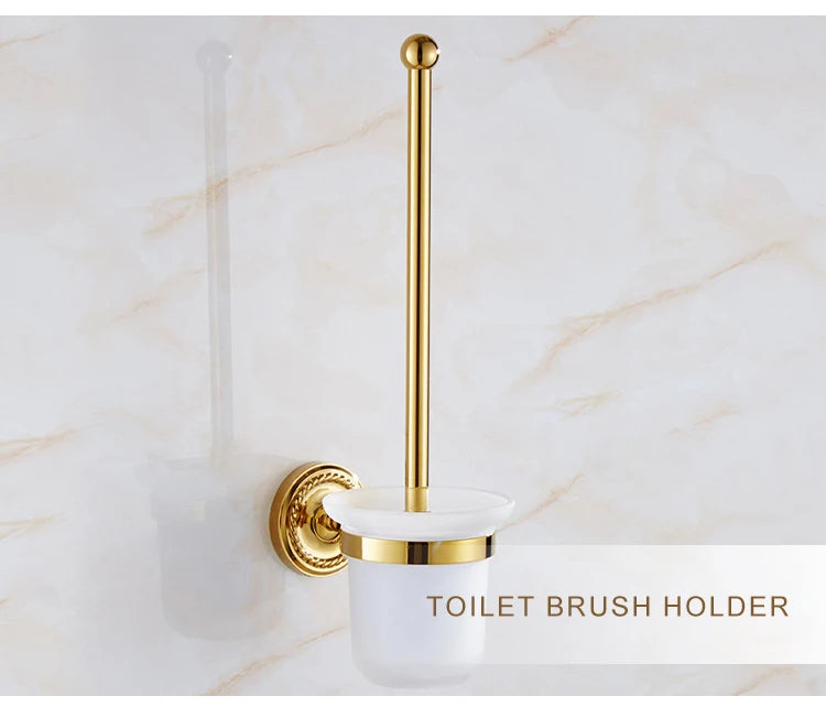 Gold Bath Hardware Bathroom Shelf Soap Dish Toilet