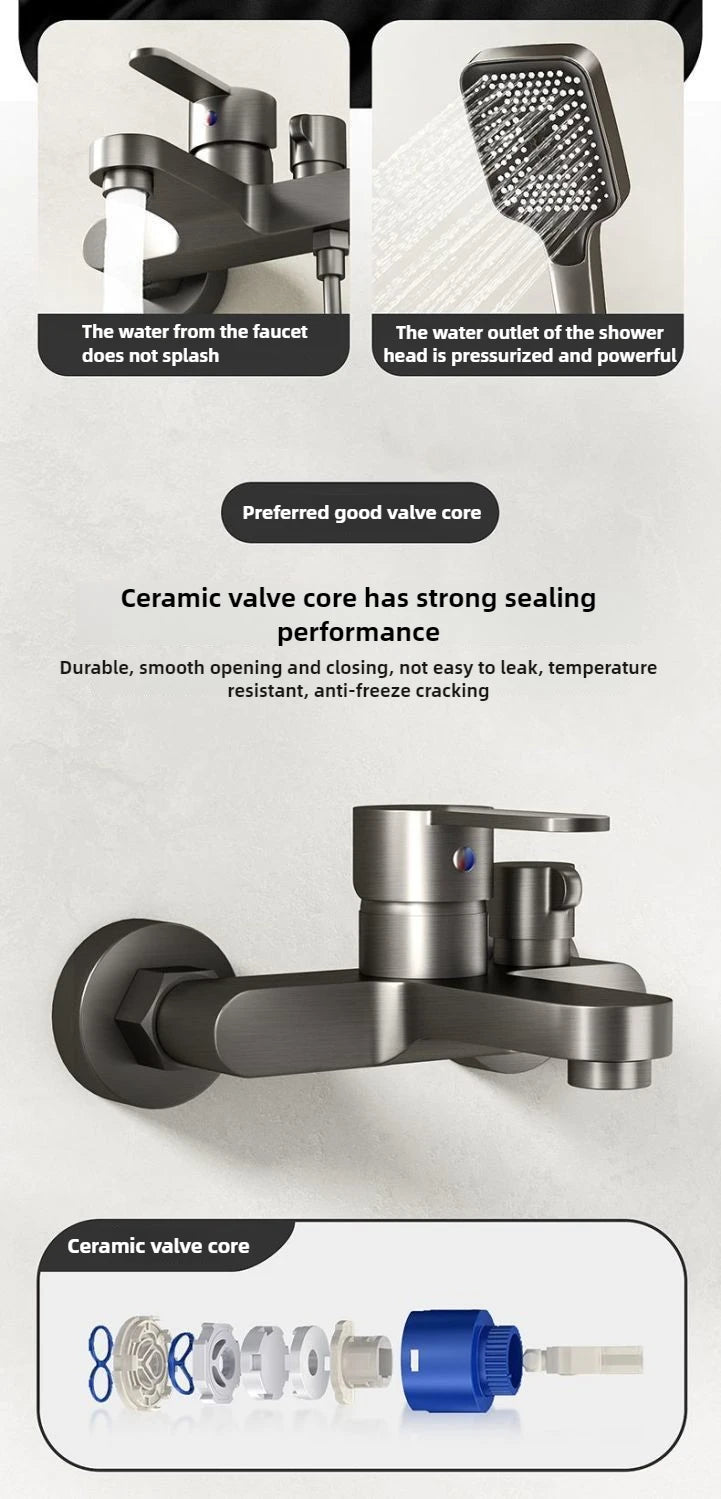 Bathroom Shower Faucet Mixing Valve Shower Bathroom Bathtub