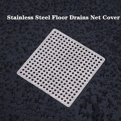 Stainless Steel Floor Drains Net Cover Square Drain