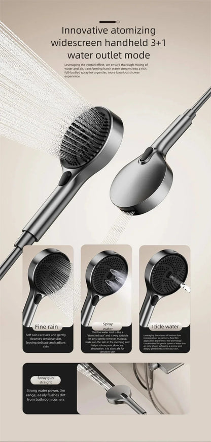 Bathroom Shower System Silicone Brush Head Foam Children