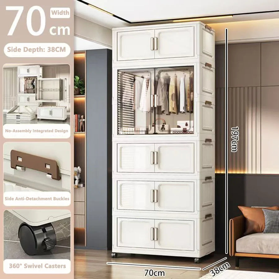 Multi-Functional Folding Storage Cabinet Office Bathroom