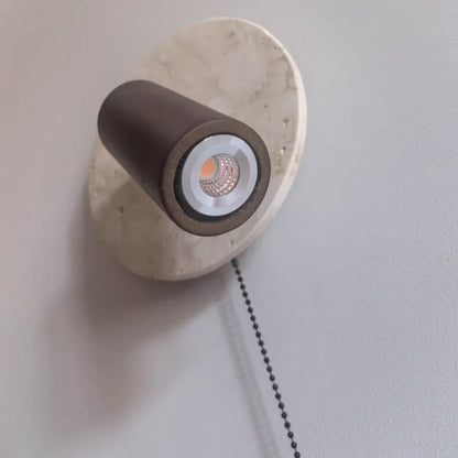 Iwhd Wood Led Wall Lamp Sconce Pull Chain