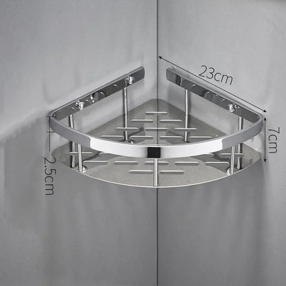 Bathroom Shelf Rose Gold Corner Shelf Shampoo Brass