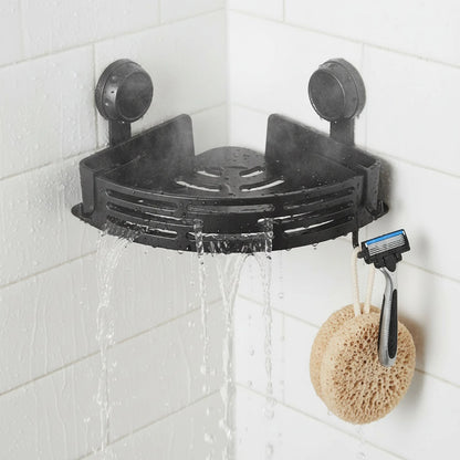 Suction Cup Triangle Corner Shower Caddy Hooks No