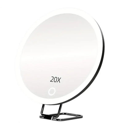 10/20/30x Magnifying Mirror Led Light Tweezers 360 Degrees