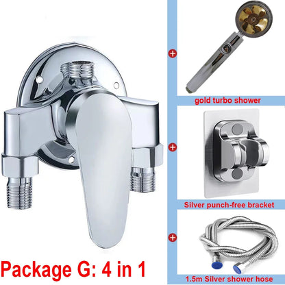 G1/2 Bathtub Shower Faucet Cold Water Mixing Valve