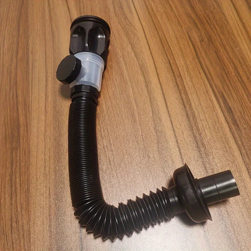 Black Bounce Drain Universal Horizontal/Vertical Drain Pipe Wash