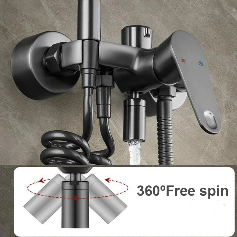 Bathroom Shower Faucet Spray Gun Brass Cold Water