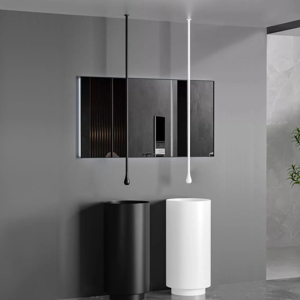 Bakala Sensor Hang Ceiling Bathroom Faucet Solid Brass