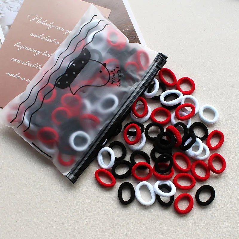 500 Pieces/Pack 2cm Children Hair Band High Elastic