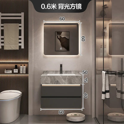 Paper Drawers Bathroom Cabinet Organizer Storage Mirror Toilet