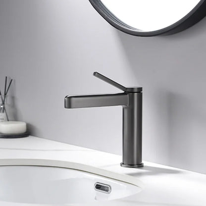 Arrival Gray Black Bathroom Basin Faucet Handle Hole
