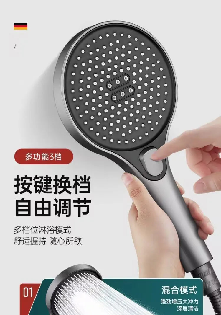 13cm Big Shower Head Modes Adjustable High Quality