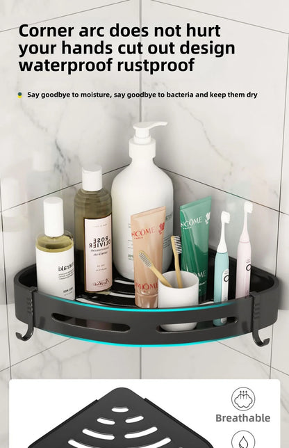 Bathroom Shampoo Holder Shower Caddy Shelves Storage No