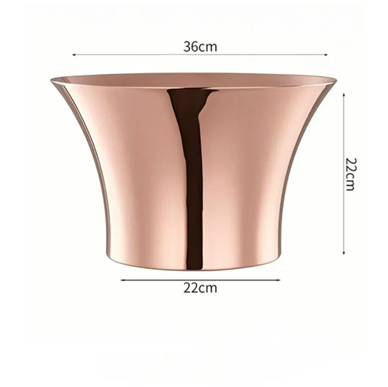 304 Stainless Steel Deer Head Ear Rose Gold