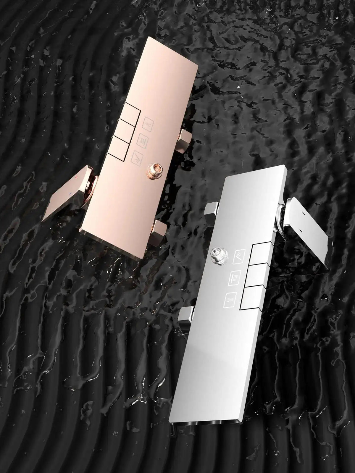 Rose Gold Bathroom Shower Cold Mixer Bath Shower