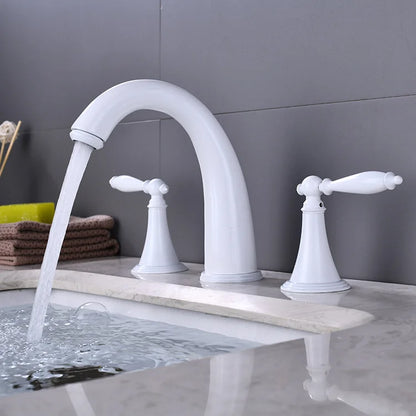 Basin Faucet Holes Dual Control Bathroom Sink Faucet