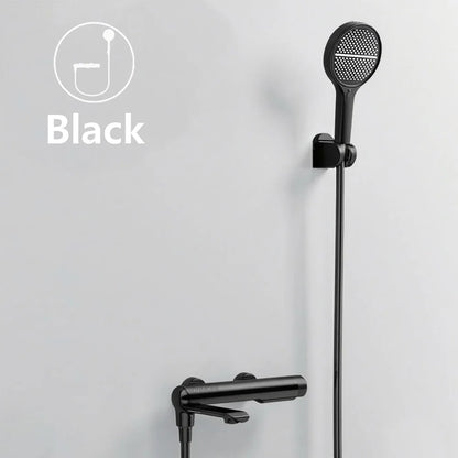 Solid Brass Bathroom Shower Faucet Luxury Bathtub Mixer