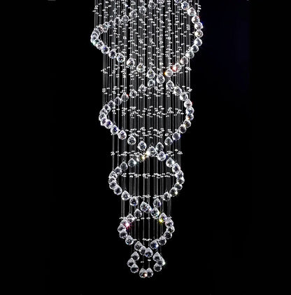 Crystal Led Hanging Lamp Modern Led Chandeliers Light
