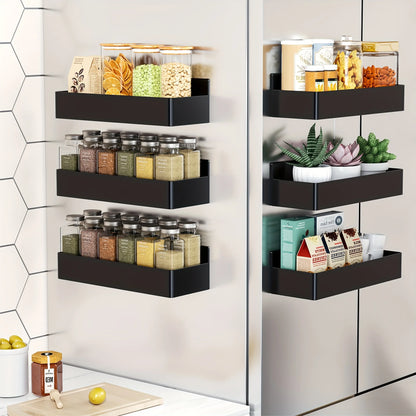 6pcs Magnetic Storage Rack Refrigerator/Washing Machine No-Drill
