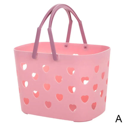 Shower Caddy Drainage Holes Plastic Bath Basket College