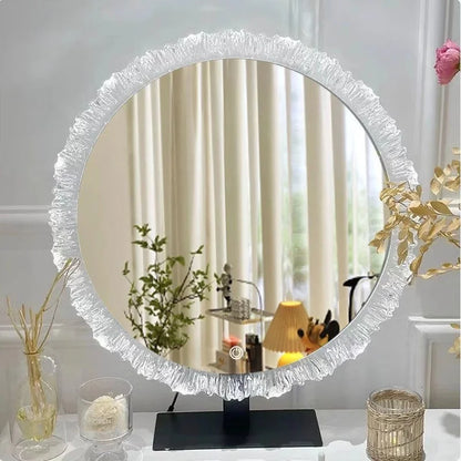 43x50cm Smart Led Sunflower Vanity Makeup Mirror Desktop