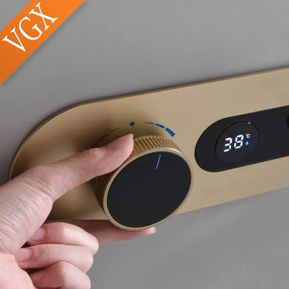 Vgx Concealed Thermostatic Shower System Temperature Digital