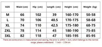 Men Summer Breathable 2-In-1 Double-Layer Compression Shorts