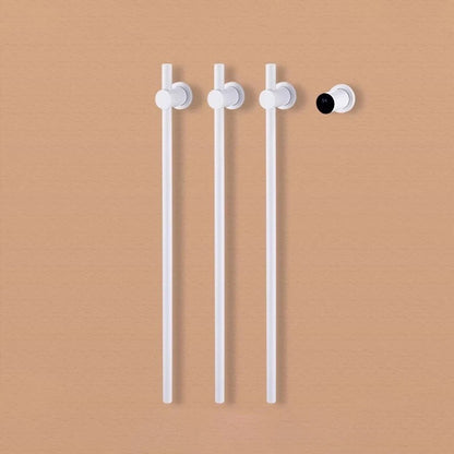 Bathroom Black Electric Towel Rack Hidden Wire Bath