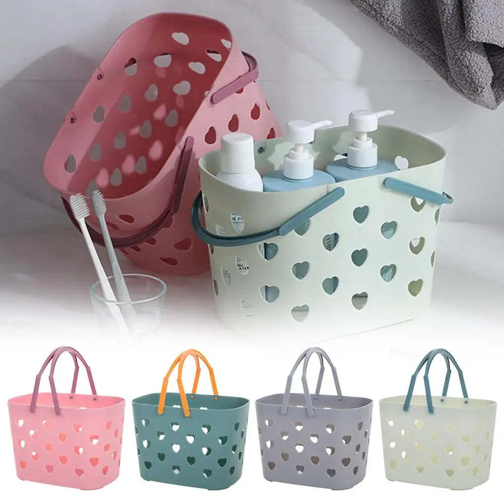 Shower Caddy Drainage Holes Plastic Bath Basket College