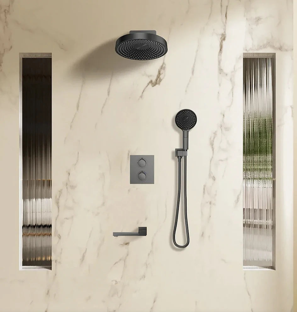 Vgx Concealed Thermostatic Shower System Temperature Digital