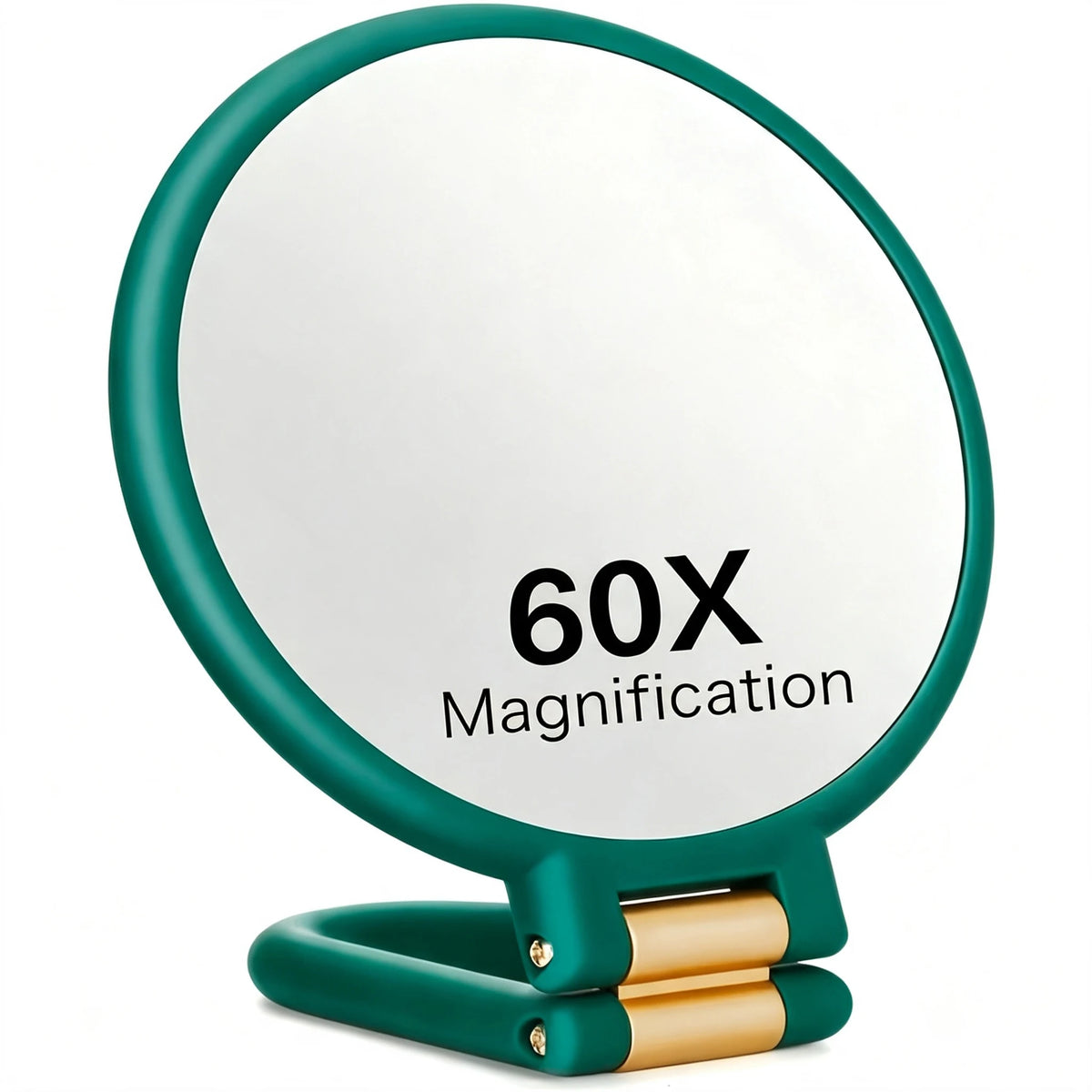 60x Double-Sided Handheld Magnifying Mirror 1x/80x Hd Makeup