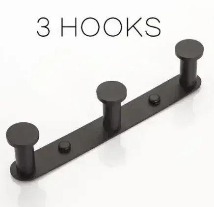 Brushed Gold/White/Matte Black Stainless Steel Hooks Bathroom