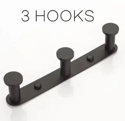 Brushed Gold/White/Matte Black Stainless Steel Hooks Bathroom