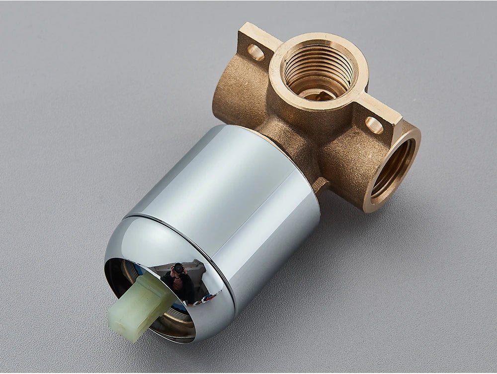 Brushed Gold Handheld Shower Bathroom Shower Faucet &