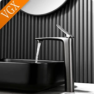 Vgx Luxury Gold Bathroom Faucets High Basin Mixer