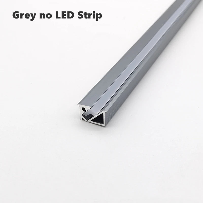 Ultra-Thin Hidden Recessed Cabinet Bar Light 45 Degree