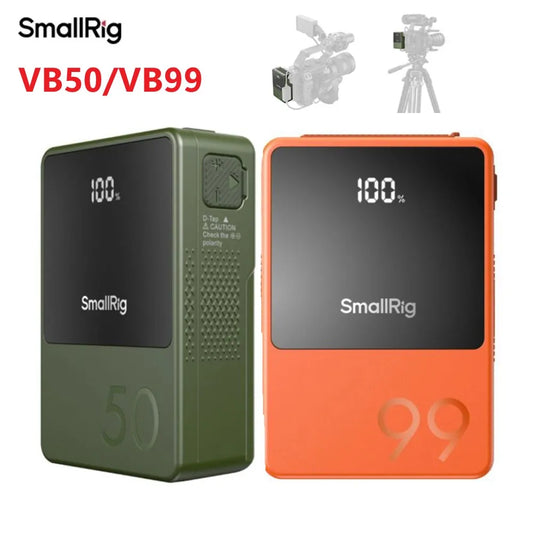 Smallrig Vb99/Vb50 V-Mount Battery Fast Charging 6800mah/3400mah